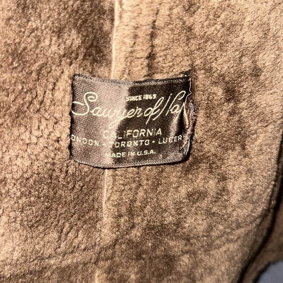 Vintage Brown long wool coat - Picture 9 of 14